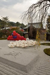 Kodai-ji ou Kodaijusho-Zenji - Kyoto, Japon - période Edo - temple bouddhiste - jardin de promenade avec étang et karesansui, jardin paysager sec - fondé en 1605 par Kita no Mandokoro, épouse de Toyotomi Hideyoshi
